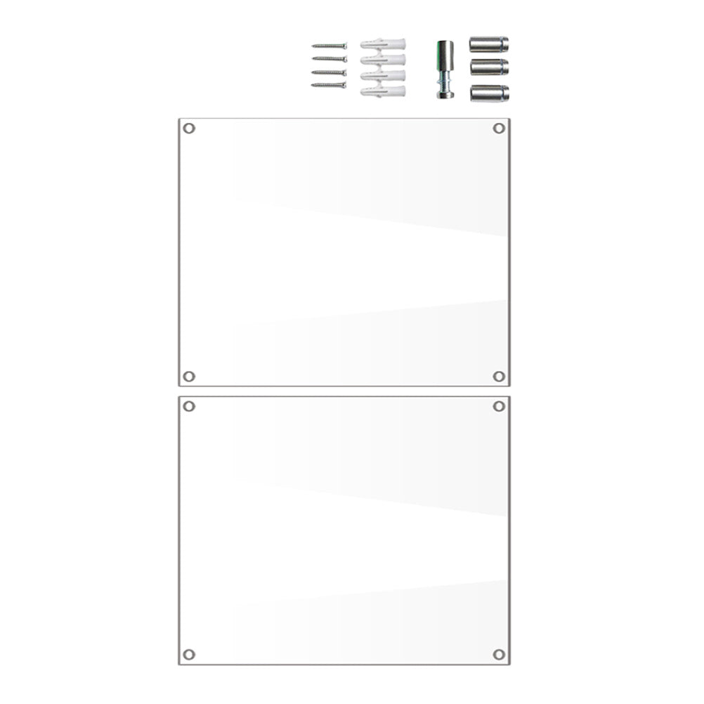 1 set 1 Set Of Acrylic Photo Frame Clear Xl Modern Frameless Display For Home Decor Diy Picture Arrangement Wall Art Party Decor