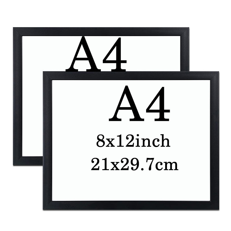 14pcs 4x6 Inch Picture Frames, Wooden Photo Frames without Mat ,Tabletop or Wall Display for Prints, Paintings, Poster