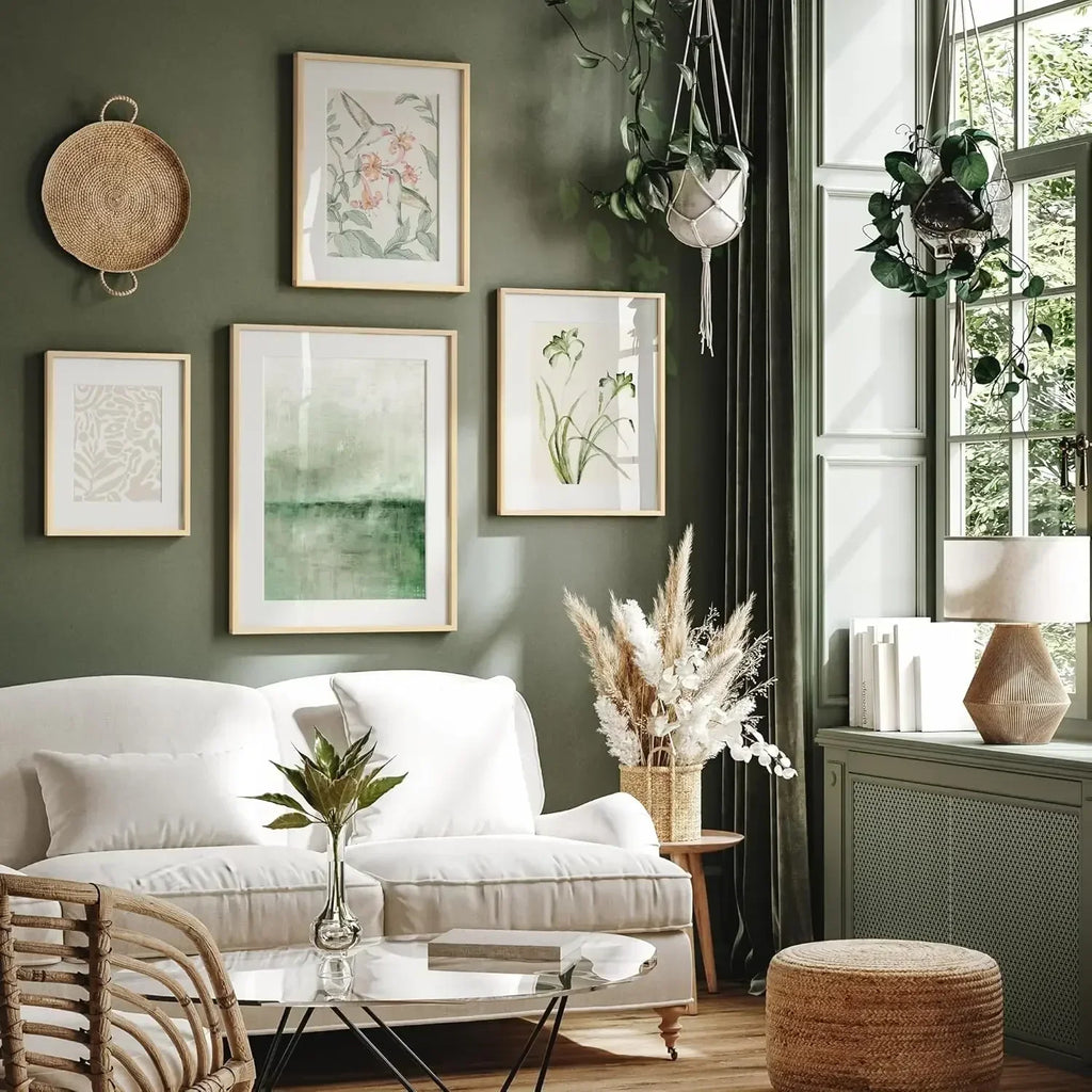 XMSJ-Sale16 x 20 Picture Frame Set of 3, USA-Sourced Natural Maple Wood Photo Collage with HD Tempered Glass, Modern Simpl