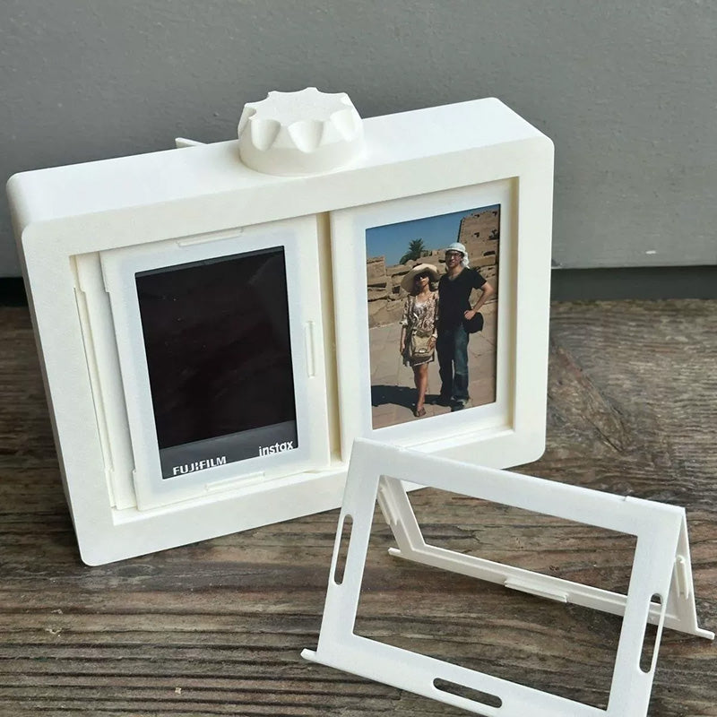 Rotatable Photo Frame Kpop Photocard Holder Idol Picture Frame Display Stand Desk Accessorie Room Desktop Decor Marco De Fotos