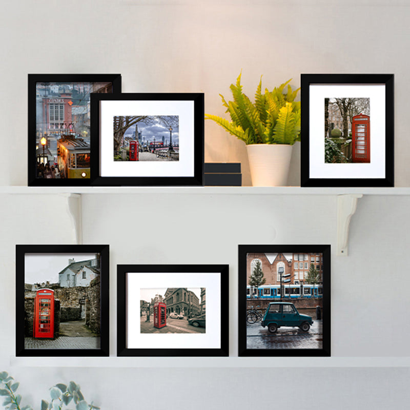 14pcs 4x6 Inch Picture Frames, Wooden Photo Frames without Mat ,Tabletop or Wall Display for Prints, Paintings, Poster