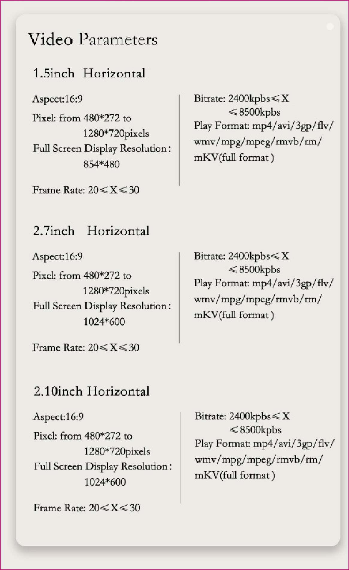 2024 hot selling 10.1-inch acrylic digital frames 8GB 2000mah with removable stander horizontal vertical play gravity version