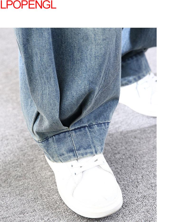 New Baggy Oversize Jeans Women Denim Casual Cross Pants Female Vintage Harem Pants Trousers Bloomers 2024 Mom Wide Leg Jeans
