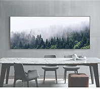 Creative LED lights Solid Wooden Photo Frame Innovative Acrylic U Shaped Photo Frame Home Desk Decoration